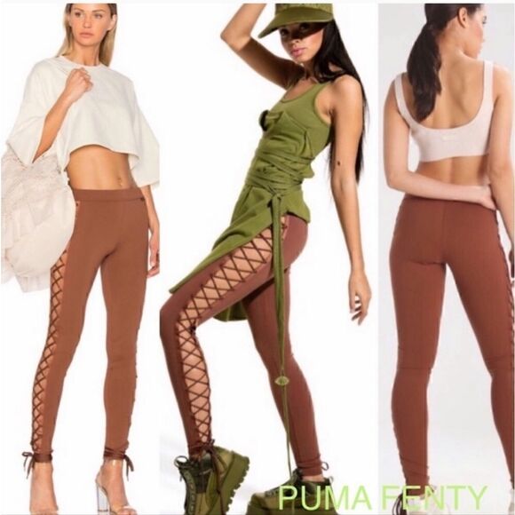 Puma Pants - Rihanna Fenty Puma Boxing & Bomber lacing tights XS